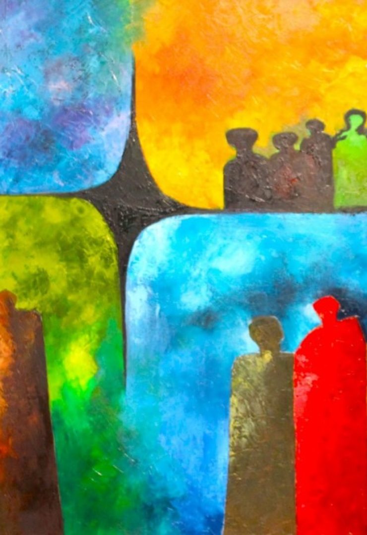 Invocation to The Ancestors - 2016 Oil on canvas (120cm x 70cm)