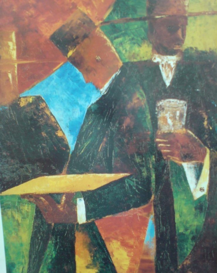Night Out (Print) - 1991 Oil on canvas (62.5cm x 48cm)