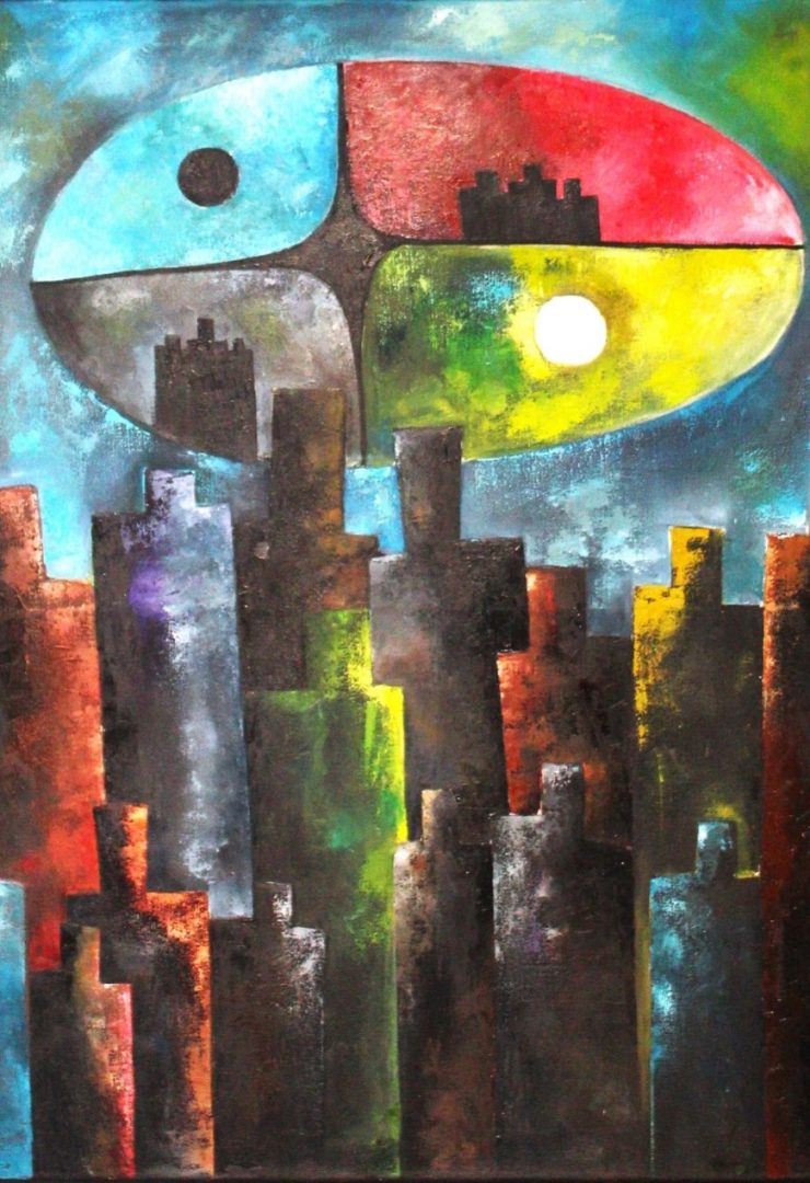 Agaracha Must Come Back -  2019 Oil on canvas (100cm x 100cm)